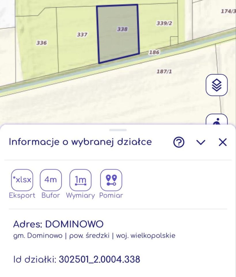 Działka budowlana Dominowo. Zdjęcie 2