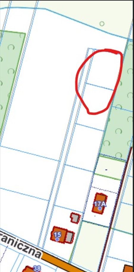 Działka budowlana Masłów Pierwszy Parcele, ul. Graniczna. Zdjęcie 2