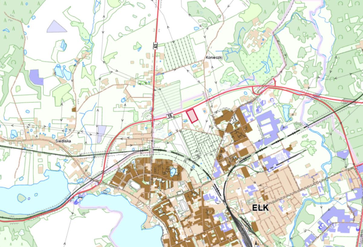 Działka inwestycyjna Ełk, ul. Zamkowa. Zdjęcie 2