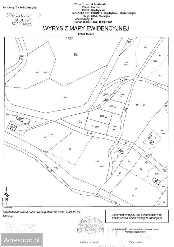 Działka budowlana Niemojów. Zdjęcie 8