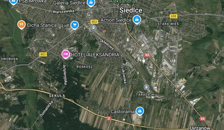 Działka rod Siedlce Taradajki, ul. Południowa