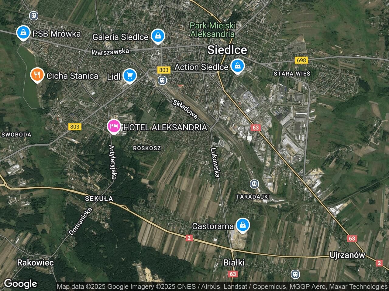 Działka rod Siedlce Taradajki, ul. Południowa