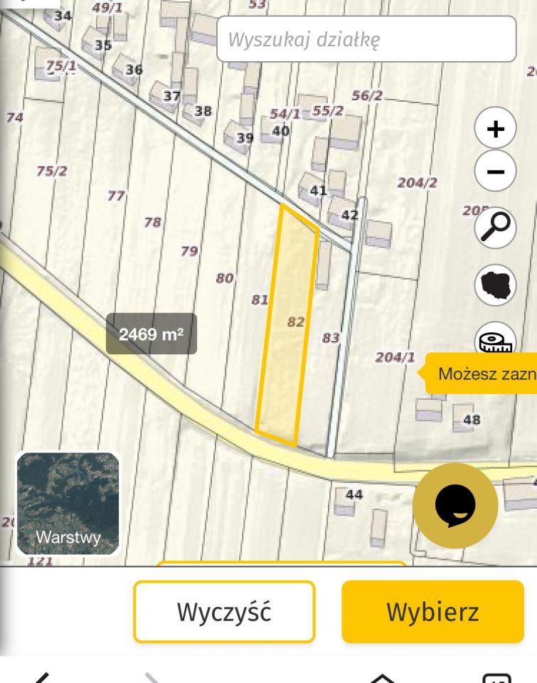 Działka rolna Książnice Małe