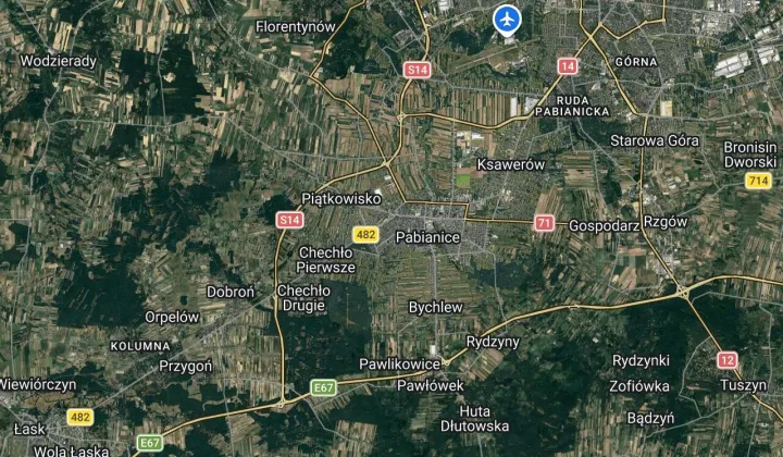 Mieszkanie 2-pokojowe Pabianice Centrum, ul. Stanisława Moniuszki