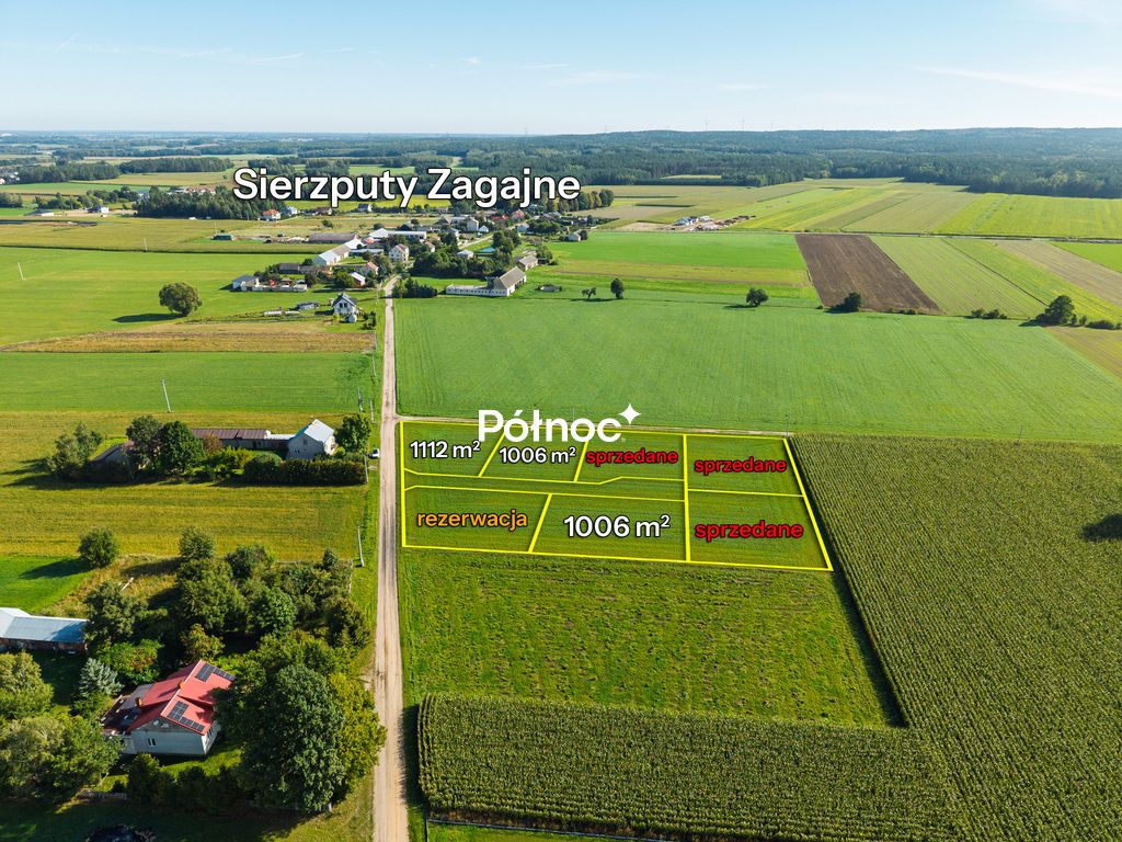 Działka budowlana Sierzputy Zagajne. Zdjęcie 3