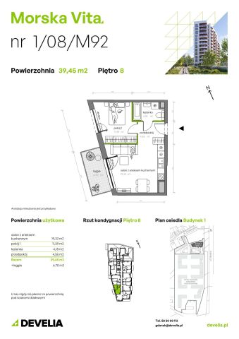 Mieszkanie 2-pokojowe Gdynia Leszczynki, ul. Działdowska. Zdjęcie 7