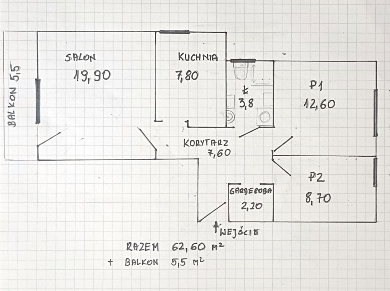 Mieszkanie 3-pokojowe Nowe Miasto Lubawskie, ul. Tysiąclecia. Zdjęcie 23