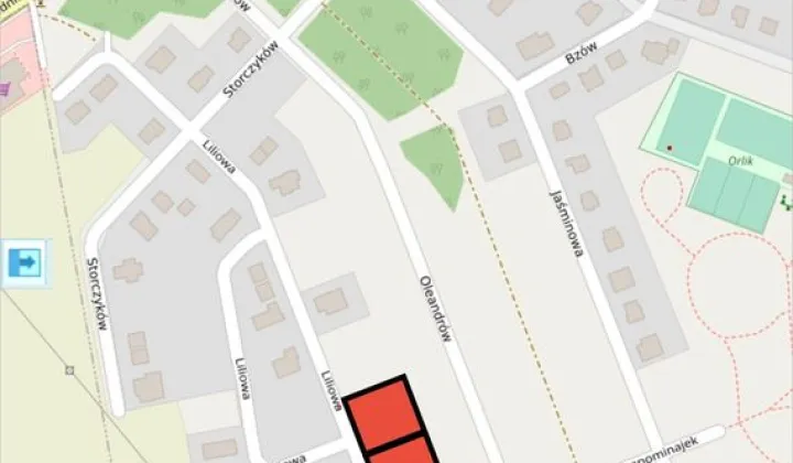 Działka budowlana Krapkowice, ul. Liliowa