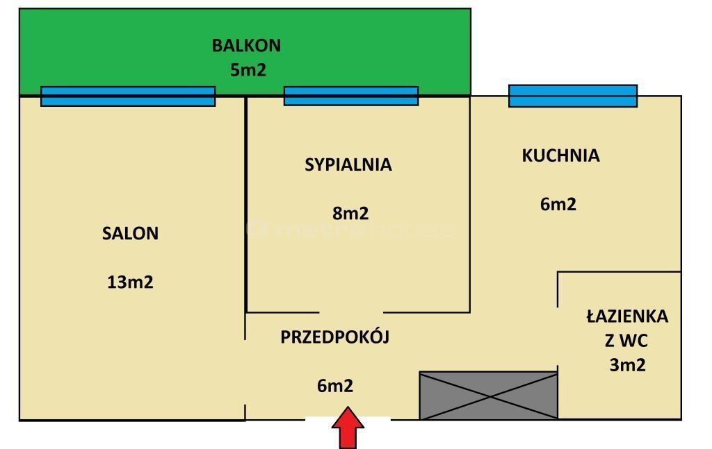 Mieszkanie 2-pokojowe Siedlce, ul. Bolesława Chrobrego. Zdjęcie 2