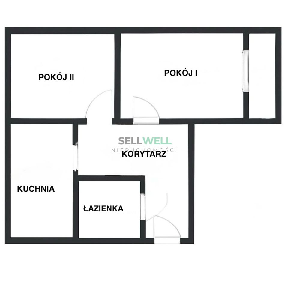 Mieszkanie 2-pokojowe Łódź Bałuty, ul. Hipoteczna. Zdjęcie 11