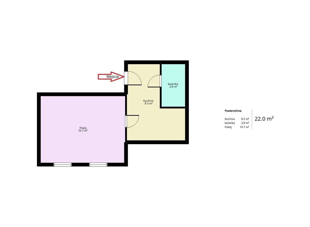 Mieszkanie 1-pokojowe Gniezno, ul. Mieszka I. Zdjęcie 1