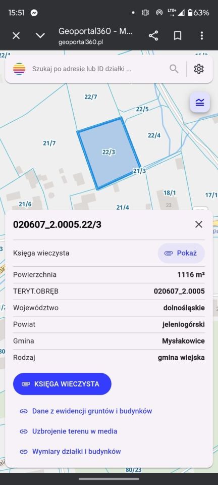 Działka budowlana Karpniki. Zdjęcie 3