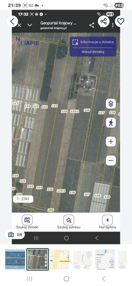 Działka rolno-budowlana Kozieniec