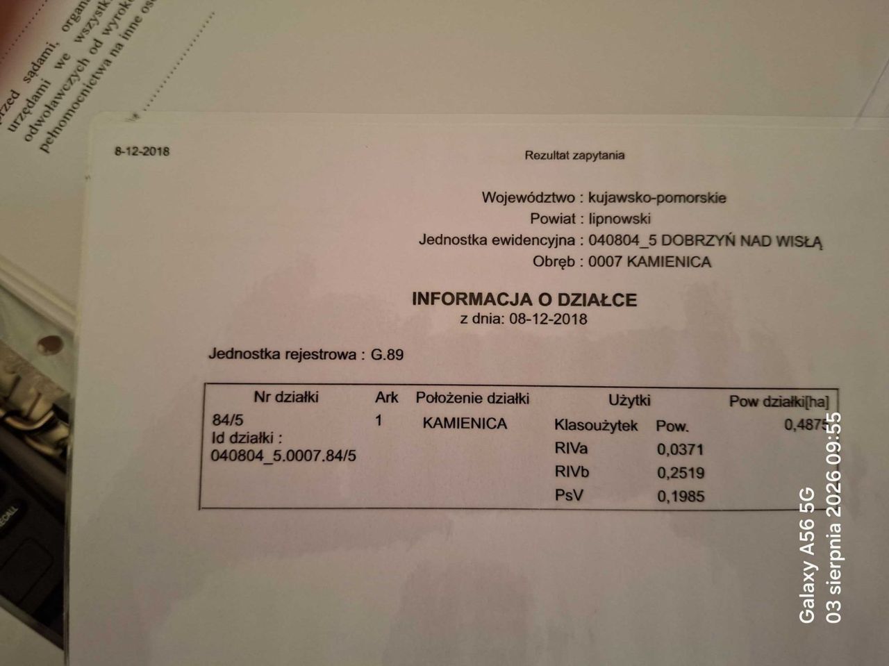 Działka rolna Kamienica. Zdjęcie 4