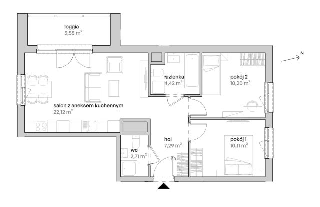 Mieszkanie 3-pokojowe Poznań Starołęka, ul. Unii Lubelskiej. Zdjęcie 7