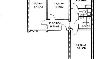 Mieszkanie 3-pokojowe Łódź Śródmieście, ul. Wierzbowa
