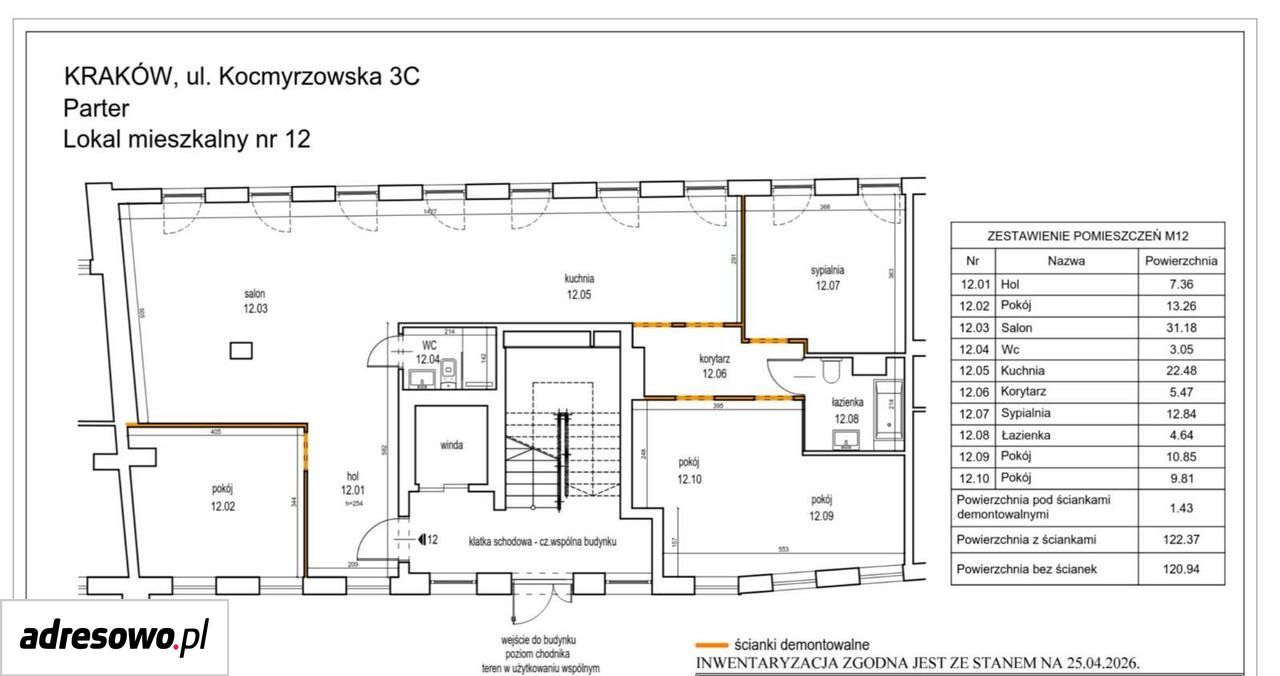 Mieszkanie 4-pokojowe Kraków Bieńczyce, ul. Kocmyrzowska. Zdjęcie 1