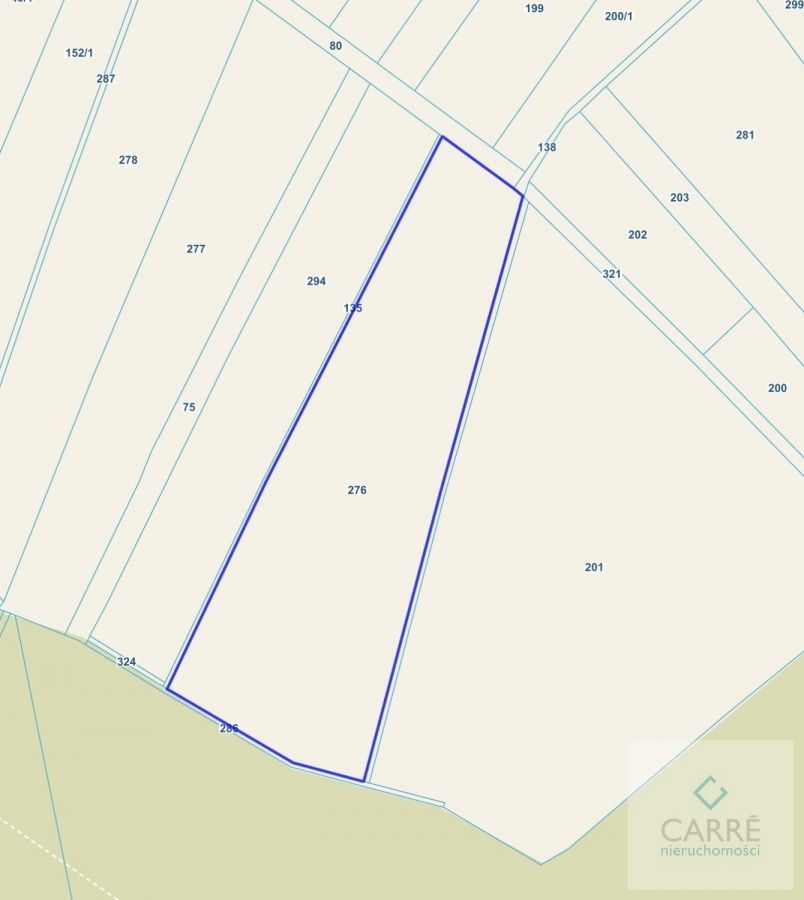 Działka rolna Budzieszewice