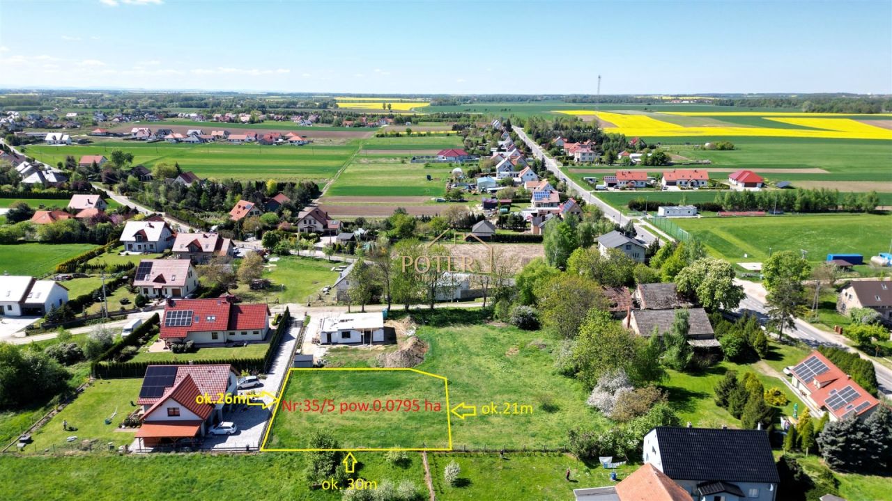 Działka budowlana Bogdaszowice, ul. Łąkowa. Zdjęcie 2