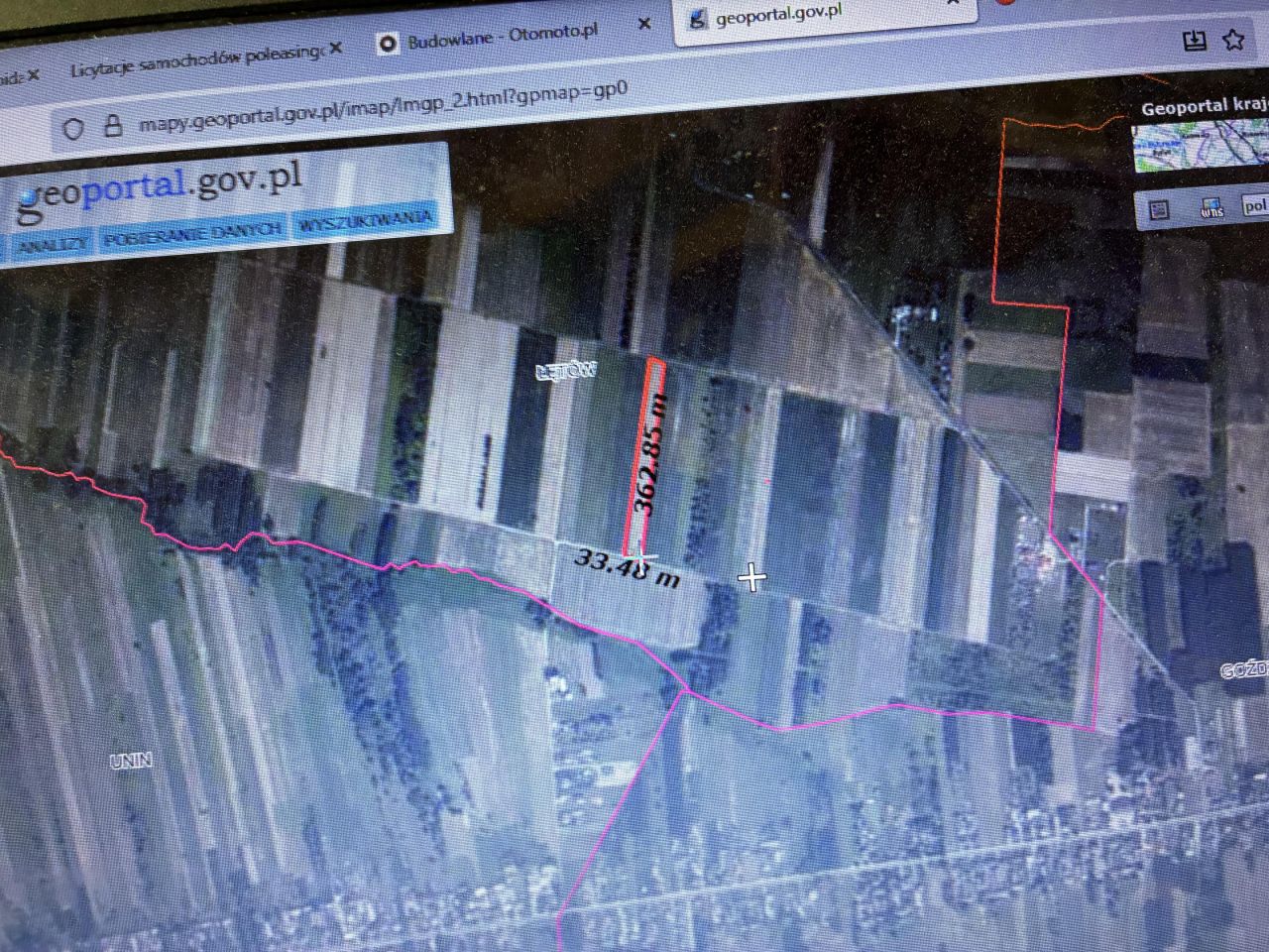 Działka rolna Łętów. Zdjęcie 2