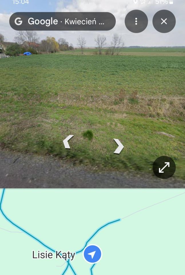 Działka rolno-budowlana Lisie Kąty. Zdjęcie 1