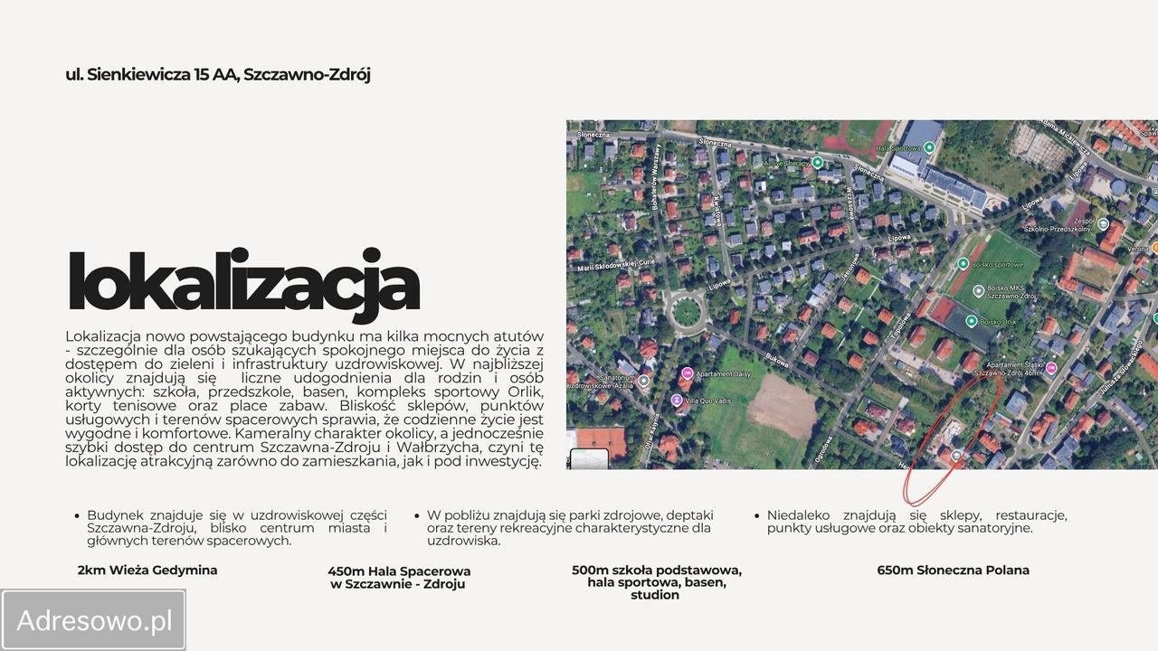 Mieszkanie 2-pokojowe Szczawno-Zdrój, ul. Henryka Sienkiewicza. Zdjęcie 3