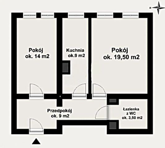 Mieszkanie 2-pokojowe Wrocław Śródmieście, ul. gen. Ignacego Prądzyńskiego. Zdjęcie 8