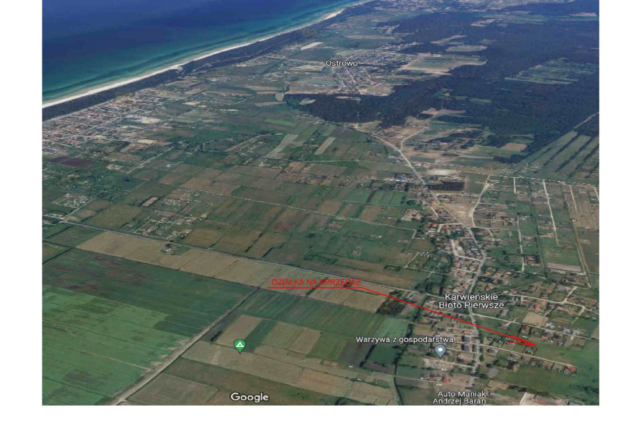 Działka budowlana Karwieńskie Błoto Pierwsze, ul. Wiosenna