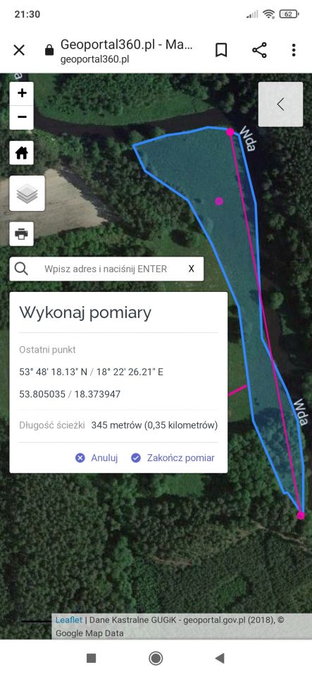 Działka rolna Wda. Zdjęcie 1