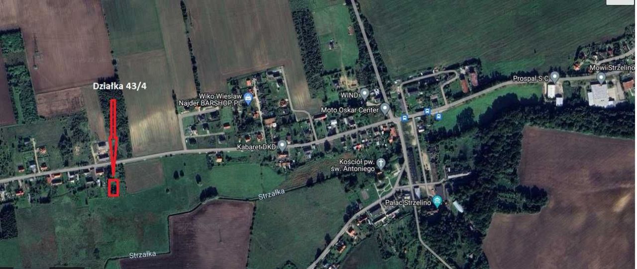Działka budowlana Strzelino. Zdjęcie 4