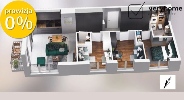 Mieszkanie 4-pokojowe Kraków Prądnik Biały, ul. Zygmunta Glogera. Zdjęcie 9