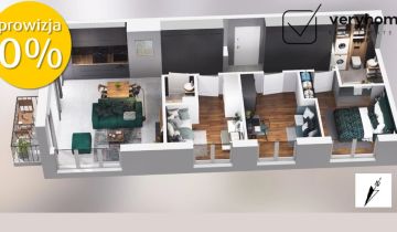 Mieszkanie 4-pokojowe Kraków Prądnik Biały, ul. Zygmunta Glogera