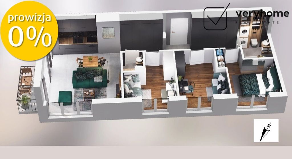 Mieszkanie 4-pokojowe Kraków Prądnik Biały, ul. Zygmunta Glogera. Zdjęcie 9