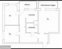 Mieszkanie 3-pokojowe Gdańsk Przymorze, al. Rzeczypospolitej. Zdjęcie 2