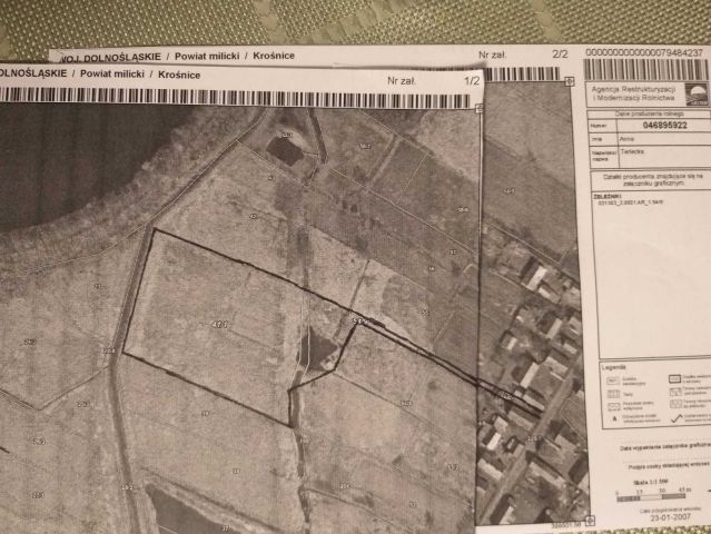 Działka rolna Żeleźniki. Zdjęcie 1