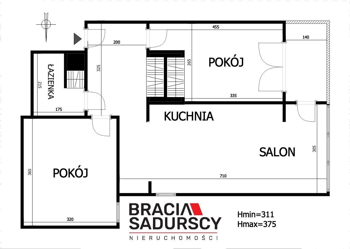 Mieszkanie 3-pokojowe Kraków Bronowice Wielkie, ul. Sosnowiecka. Zdjęcie 27