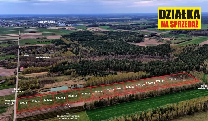 Działka budowlana Henrysin