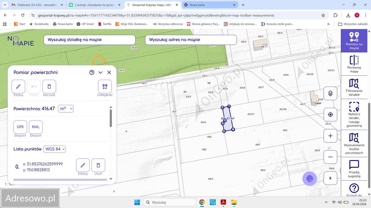 Działka budowlana Stare Skoszewy. Zdjęcie 5