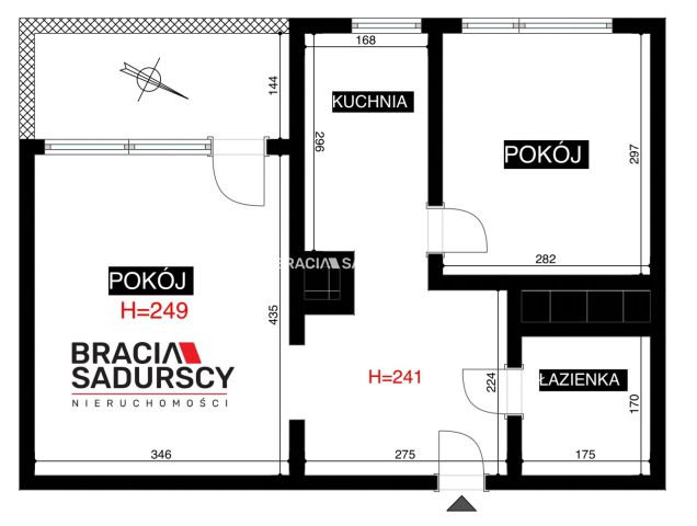 Mieszkanie 2-pokojowe Kraków Podgórze Duchackie, ul. Białoruska. Zdjęcie 23