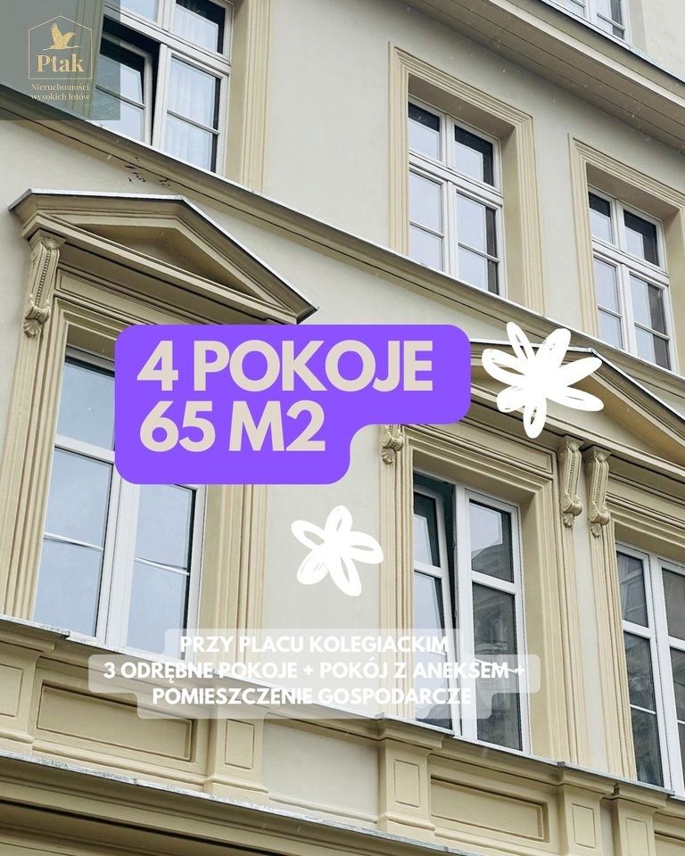 Mieszkanie 4-pokojowe Poznań Centrum, ul. Za Bramką. Zdjęcie 1