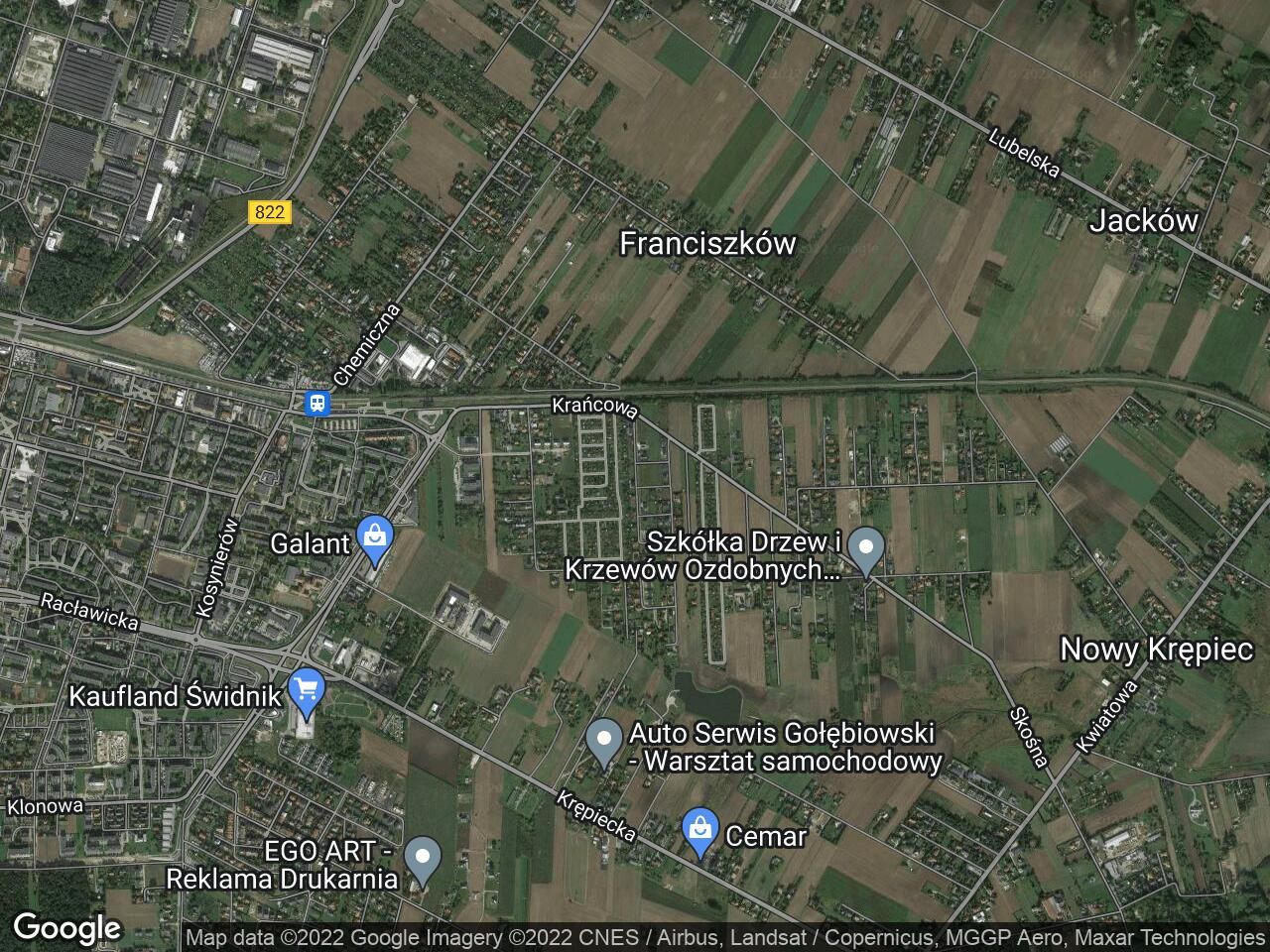 Działka budowlana Świdnik Nowy Krępiec, ul. Miętowa