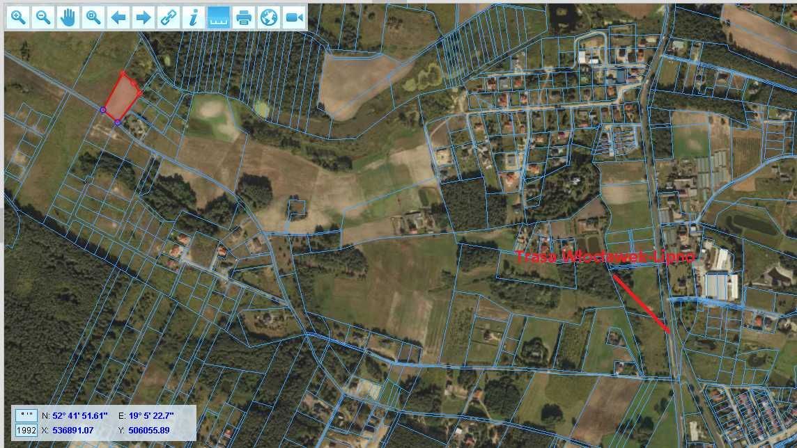 Działka budowlana Osiek. Zdjęcie 3