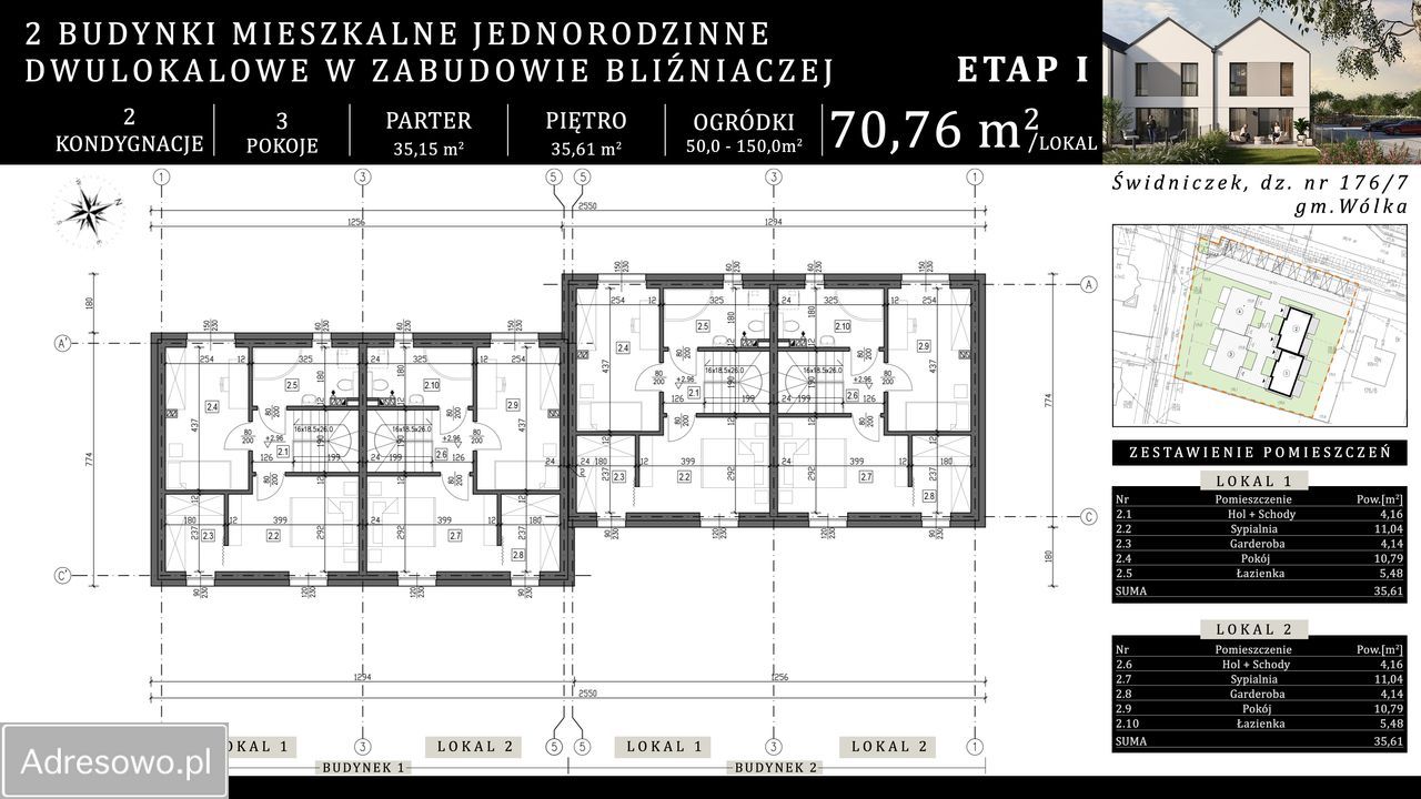 Działka budowlana Świdniczek. Zdjęcie 3