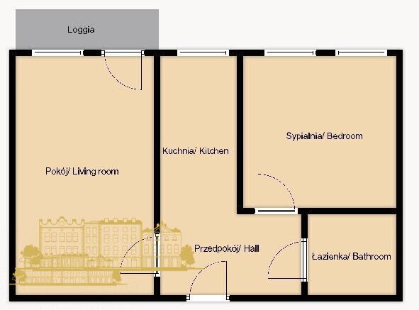 Mieszkanie 2-pokojowe Kraków, ul. Na Błonie. Zdjęcie 10