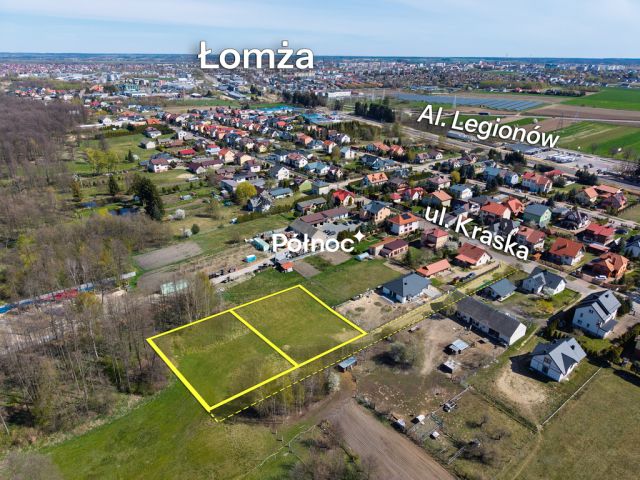 Działka budowlana Łomża, ul. Kraska. Zdjęcie 2