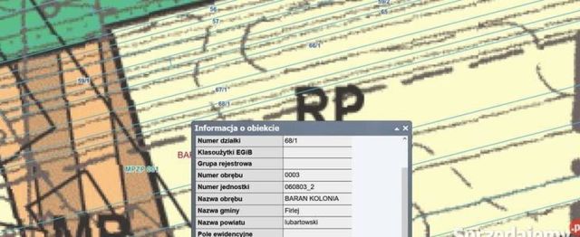 Działka rolno-budowlana Baran. Zdjęcie 1