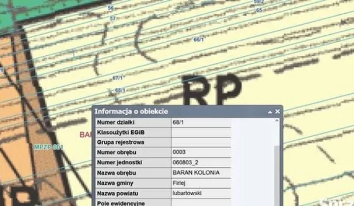 Działka rolno-budowlana Baran