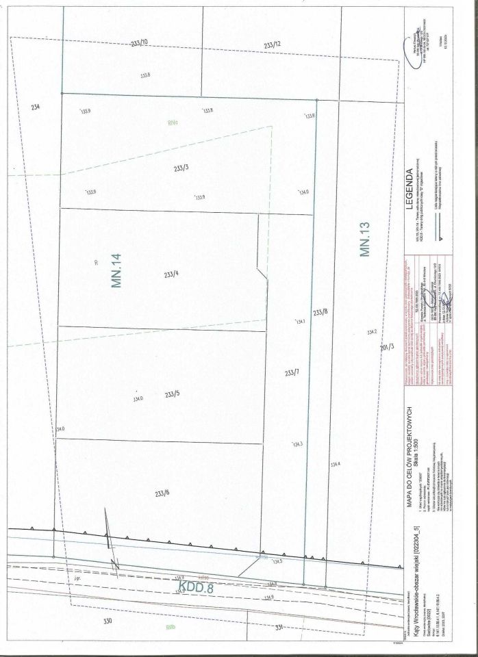 Działka budowlana Sadowice. Zdjęcie 2