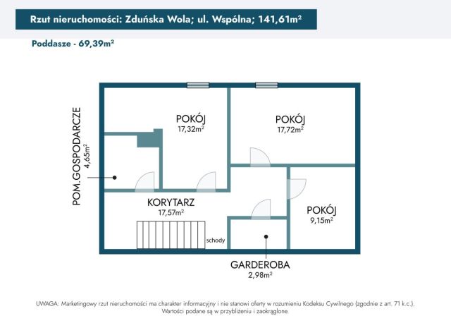 dom wolnostojący, 5 pokoi Zduńska Wola Nowe Miasto, ul. Wspólna. Zdjęcie 35