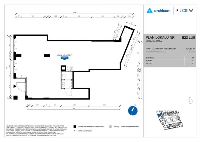 Lokal Łódź Śródmieście, ul. Wojciecha Hasa. Zdjęcie 4